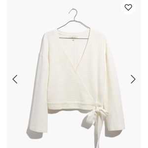 Madewell Texture and Thread Wrap Top